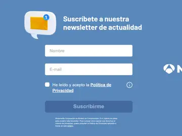 Proceso de suscripción a la newsletter Proceso de suscripción a la newsletter
