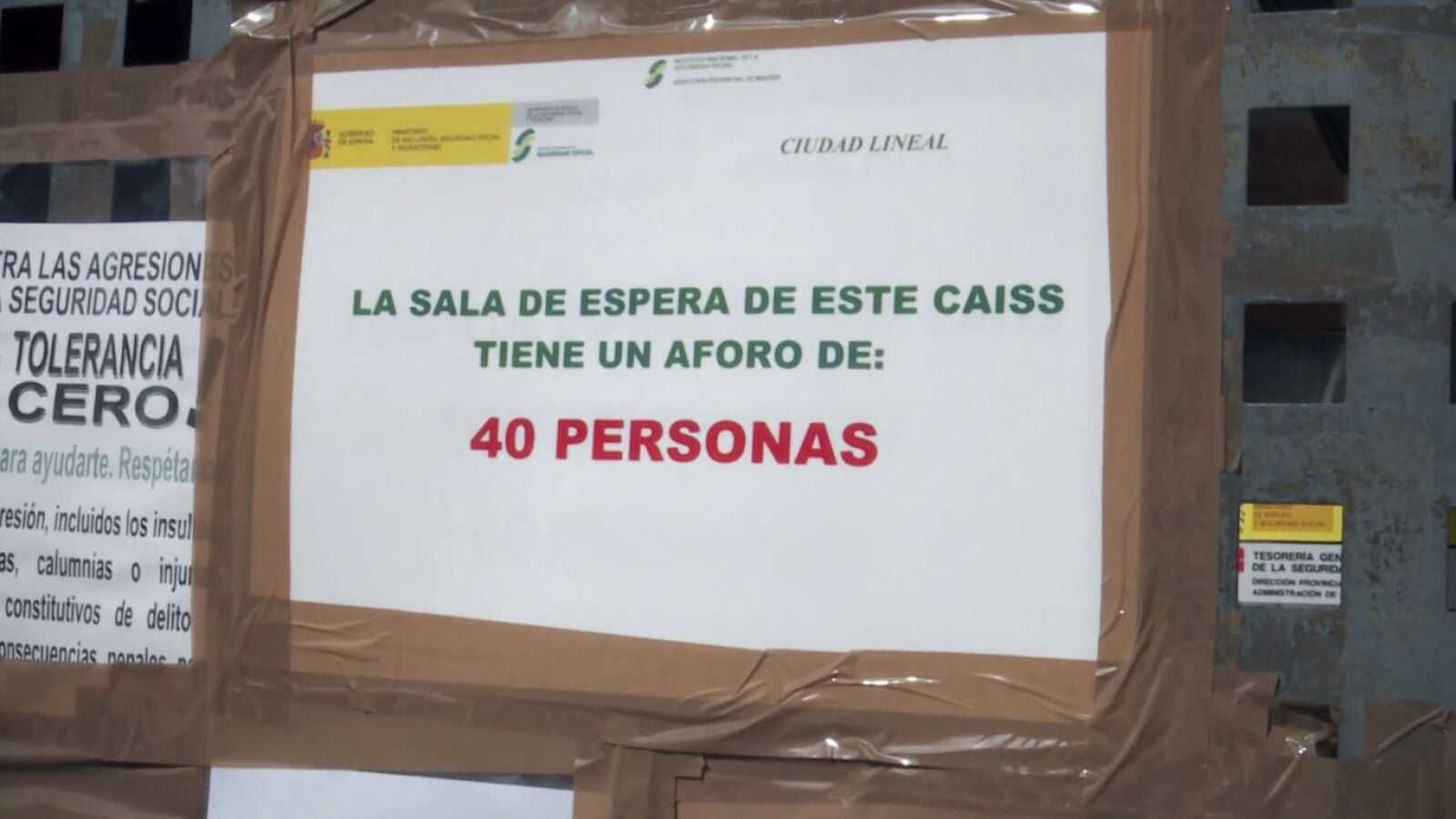 Colas y caos en las oficinas de la Seguridad Social: 