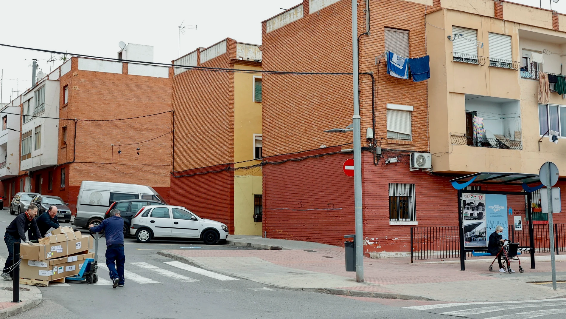 El lugar donde se produjo el crimen de la mujer embarazada en Castellón 