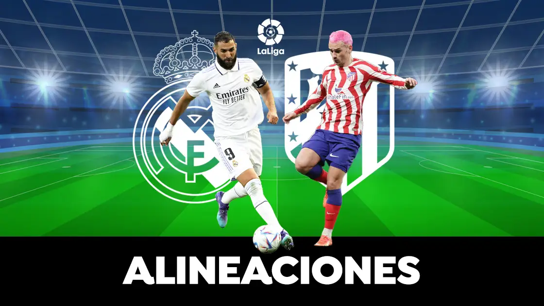 Real Madrid - Atl&eacute;tico de Madrid: Posibles alineaciones del derbi de la jornada 23 de LaLiga