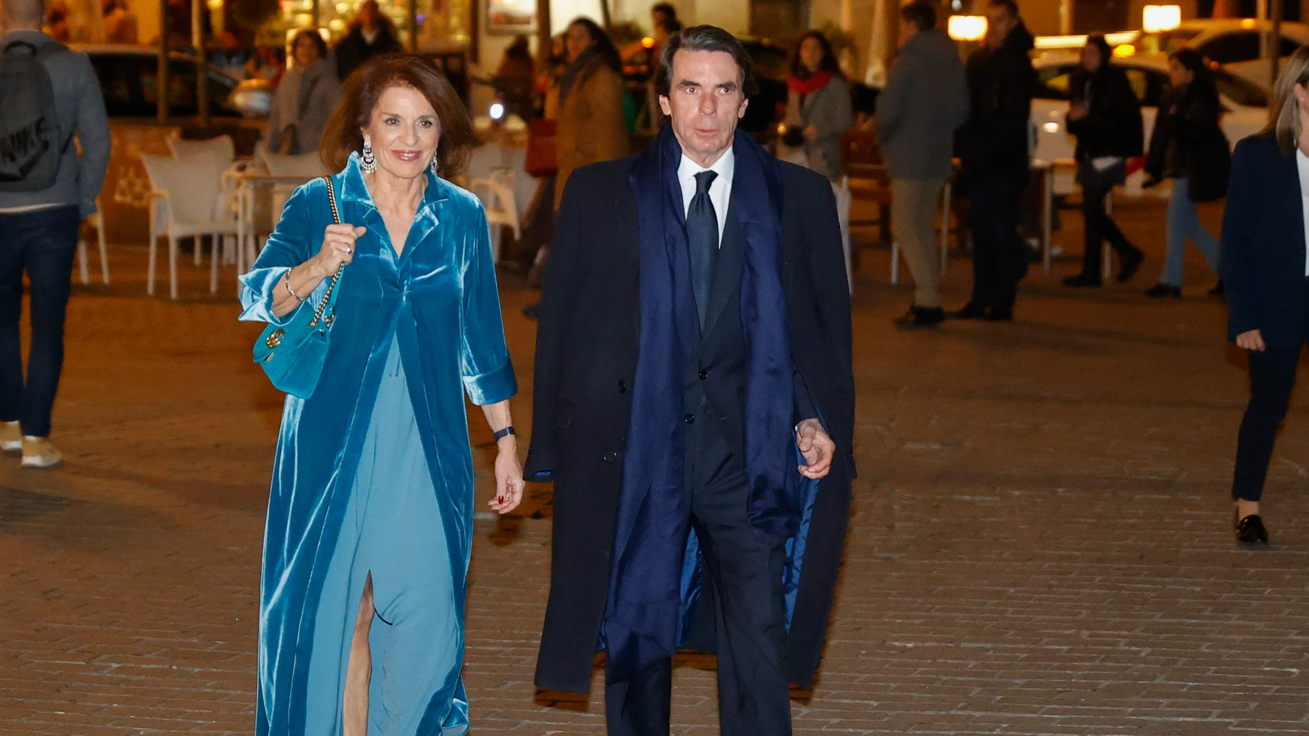 José María Aznar y su mujer Ana Botella