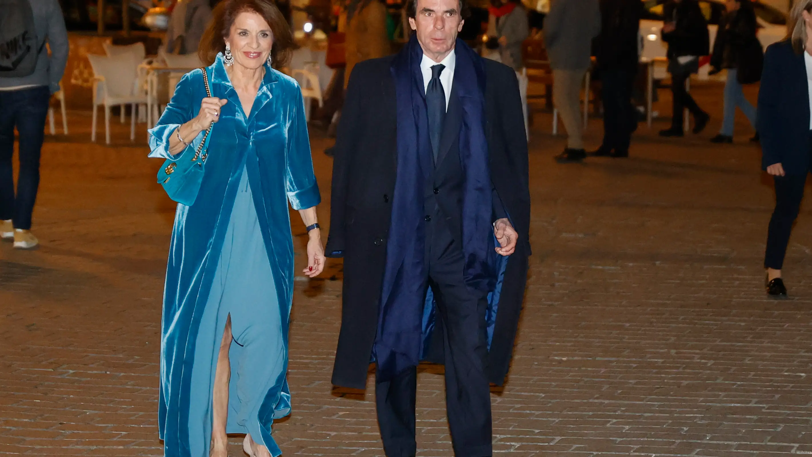 José María Aznar y su mujer Ana Botella José María Aznar y su mujer Ana Botella