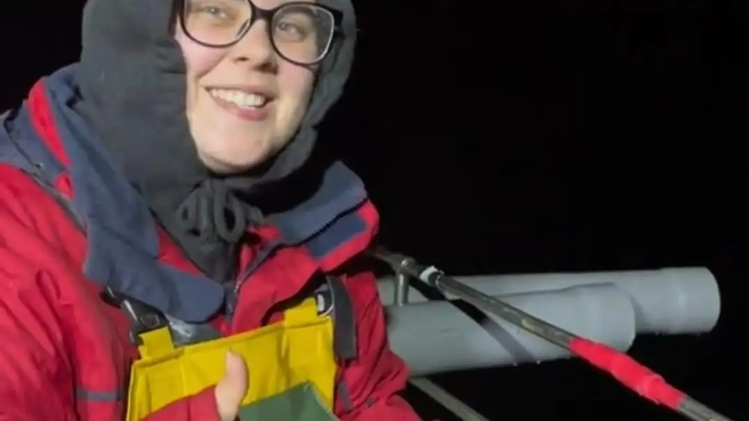 Mar&iacute;a Maceiras, la tiktoker gallega que cuida el mar