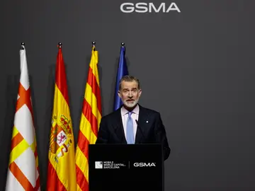 El rey Felipe VI en el Mobile World Congress El rey Felipe VI en el Mobile World Congress