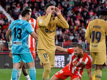 Ferran Torres se desespera tras una ocasión del Barça ante el Almería Ferran Torres se desespera tras una ocasión del Barça ante el Almería