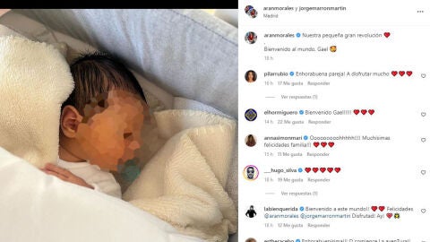 Marron presenta a su hijo
