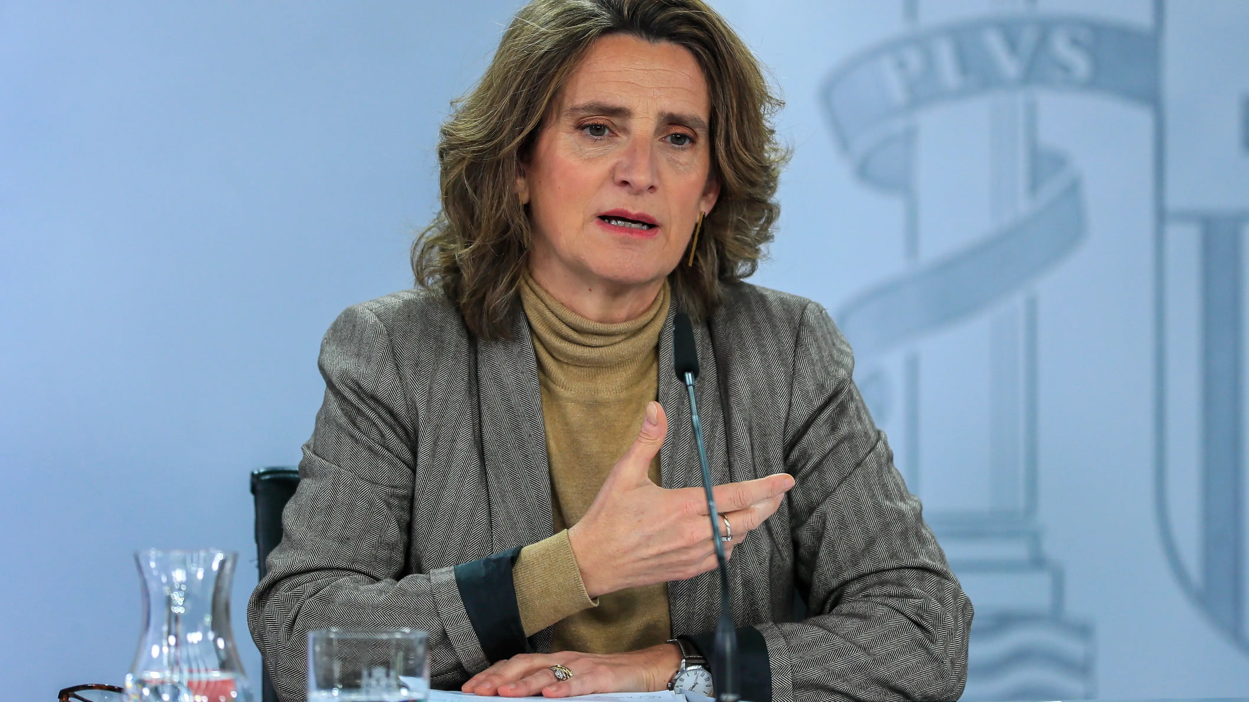 La ministra para la Transici&oacute;n Ecol&oacute;gica y el Reto Demogr&aacute;fico, Teresa Ribera