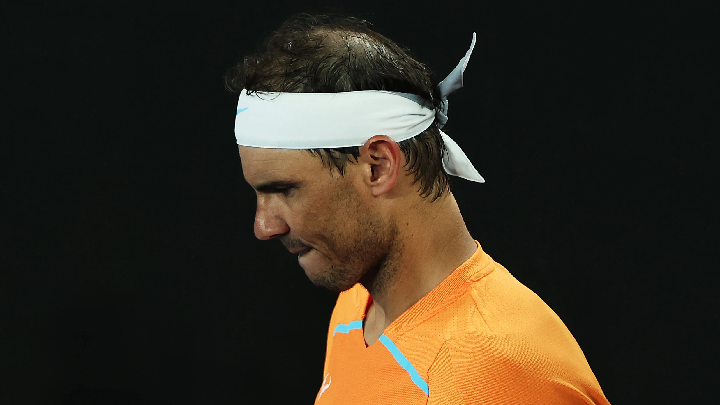 Rafa Nadal, tras su lesión en el Open de Australia Rafa Nadal, tras su lesión en el Open de Australia