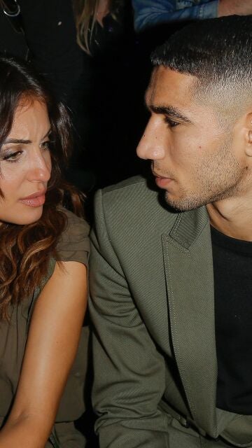 Hiba Abouk y Achraf Hakimi