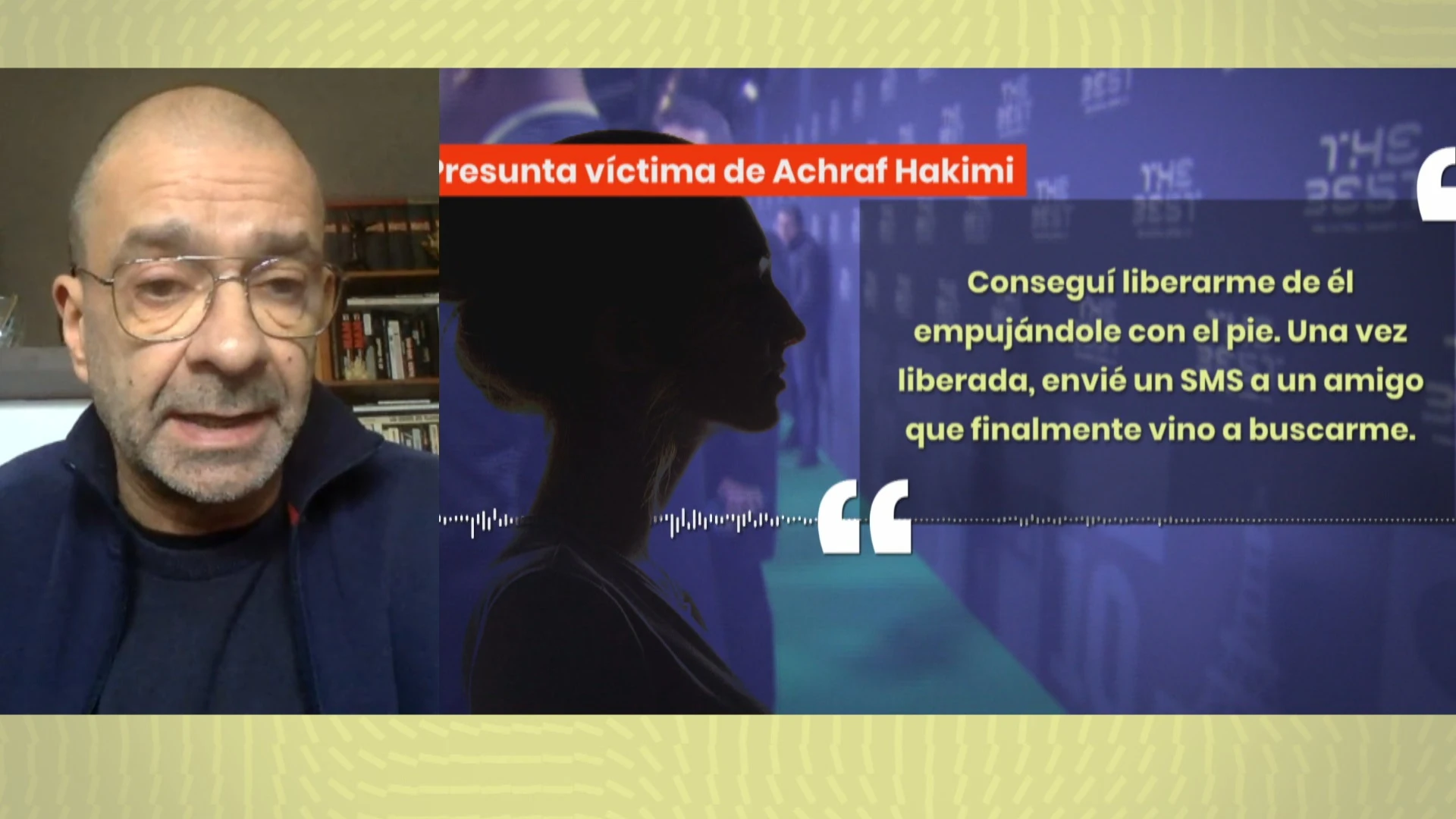 Eric Hadj, periodista de Paris Match, en Espejo P&uacute;blico