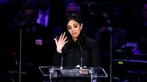 Vanessa Bryant, durante el funeral de Kobe Vanessa Bryant, durante el funeral de Kobe