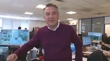Roberto Brasero, presentador de Tu Tiempo