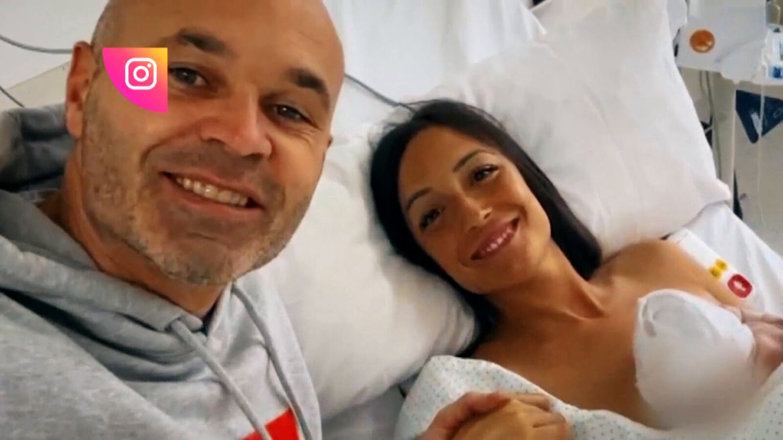Andrés Iniesta da la bienvenida en redes sociales a Olympia, su quinta hija: “Qué afortunada eres