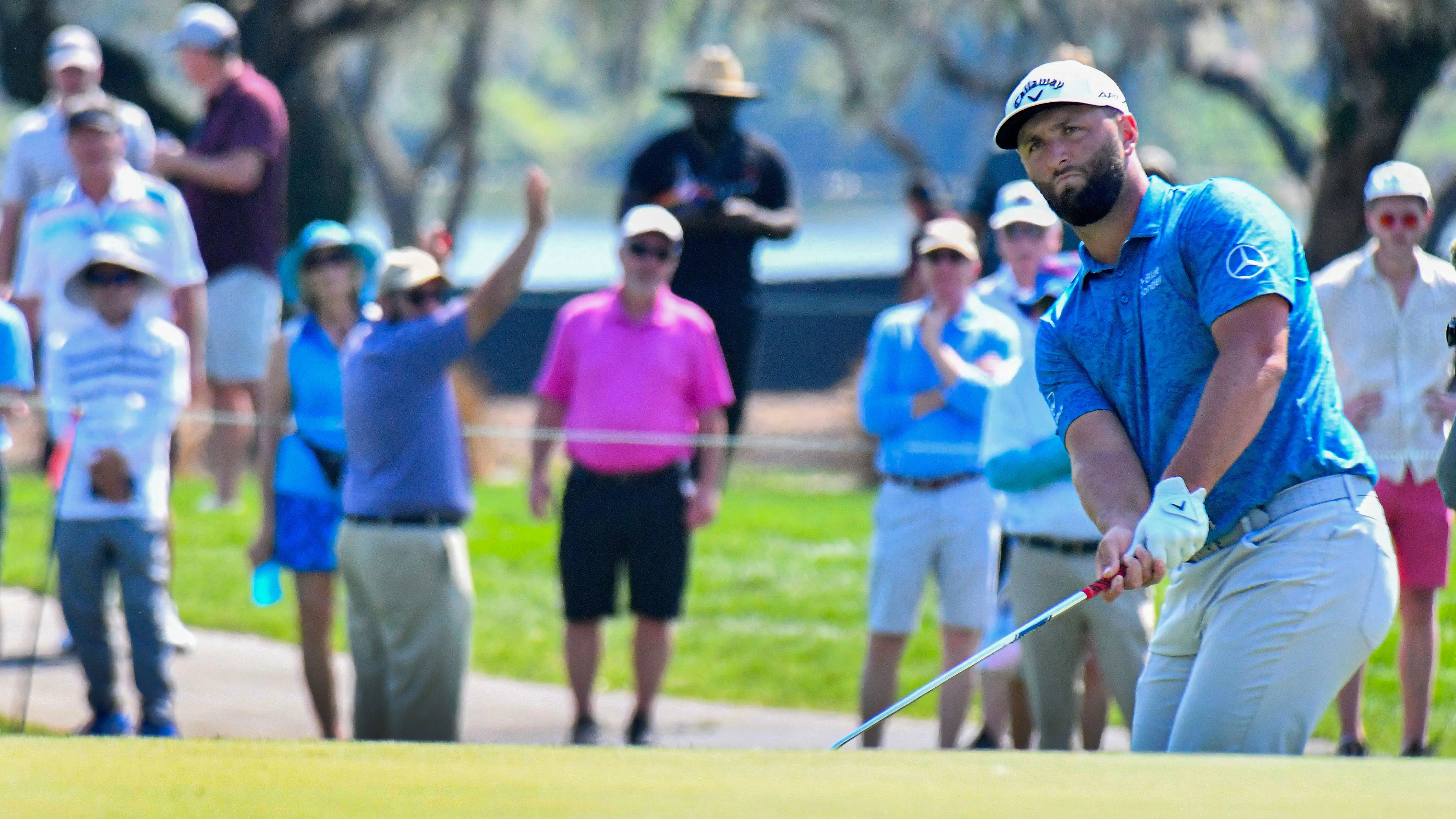 Jon Rahm golpea una bola durante el Arnold Palmer Invitational Jon Rahm golpea una bola durante el Arnold Palmer Invitational