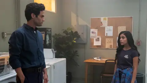 Penn Badgley y Jenna Ortega en 'You' Penn Badgley y Jenna Ortega en 'You'
