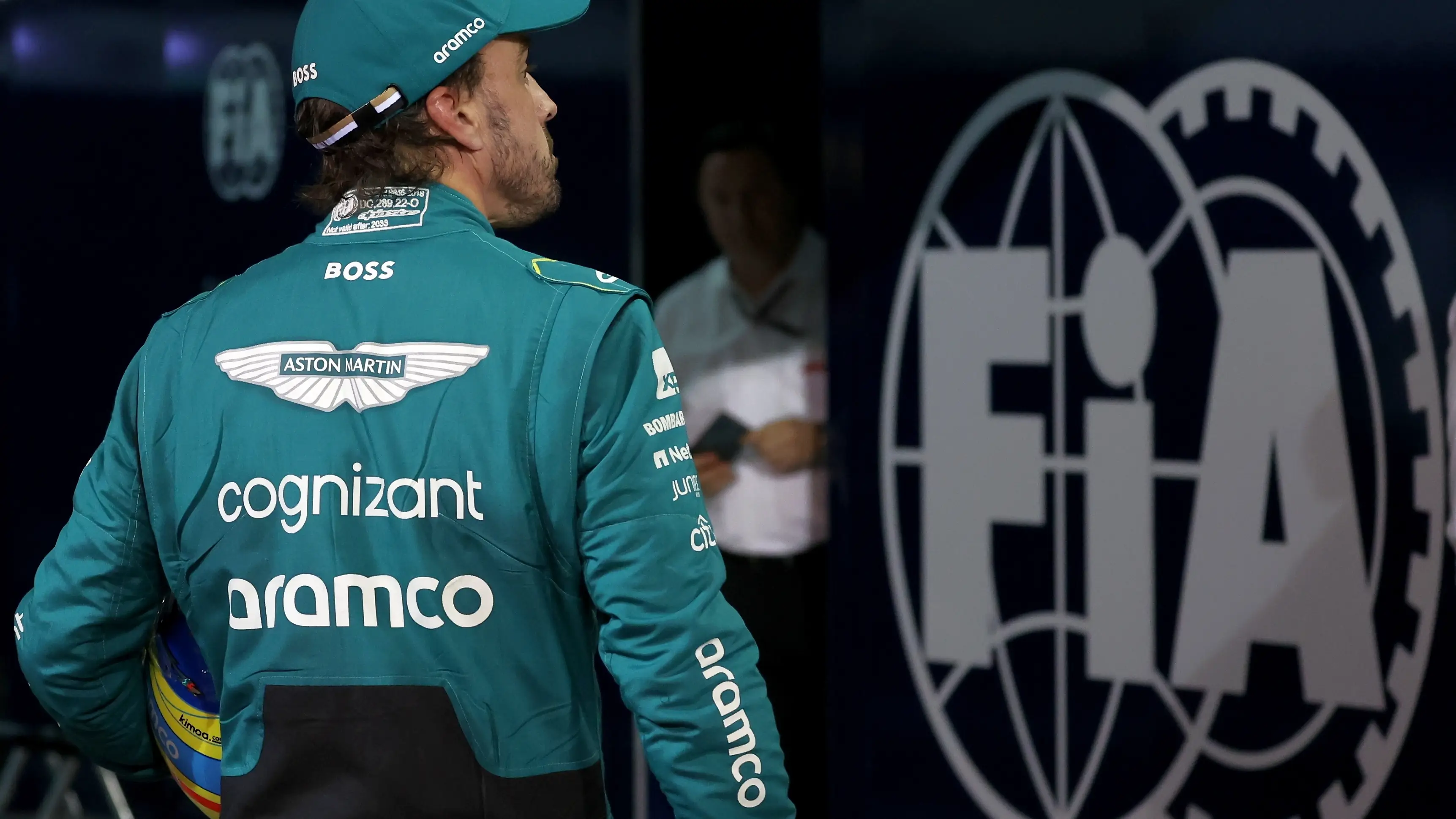 Fernando Alonso, tras clasificar 5º en Bahréin Fernando Alonso, tras clasificar 5º en Bahréin