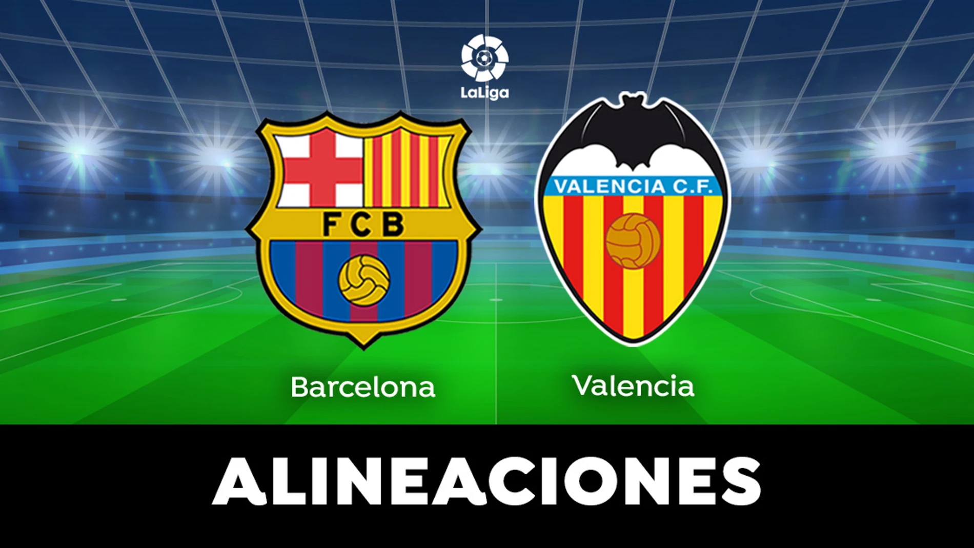 Alineación probable del Barcelona ante el Valencia en el partido de hoy de LaLiga