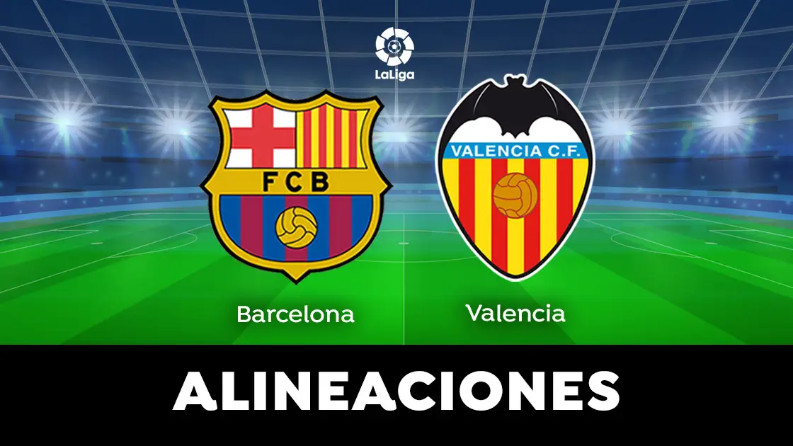 Alineaci&oacute;n probable del Barcelona ante el Valencia en el partido de hoy de LaLiga