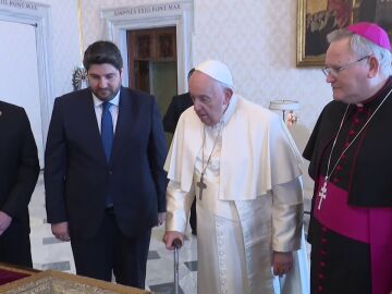 El Papa Francisco recibe al presidente de Murcia