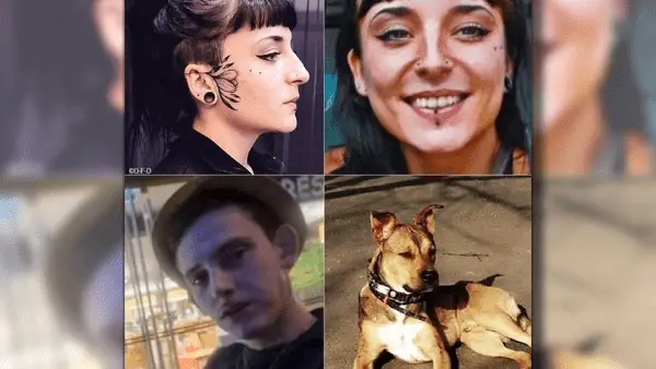 La pareja desaparecida en Francia, junto a su perro La pareja desaparecida en Francia, junto a su perro