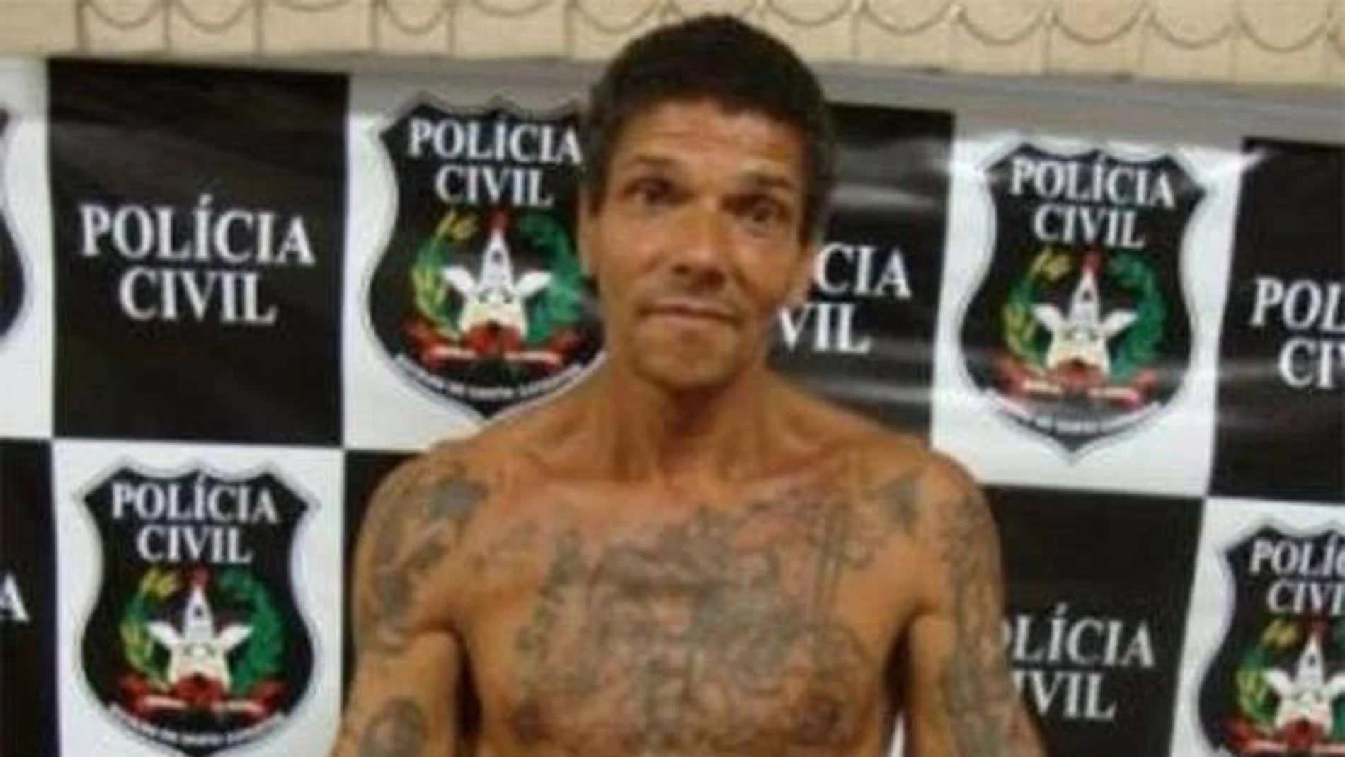 Imagen de Pedro Rodrigues Filho, considerado el mayor asesino en serie de Brasil. 