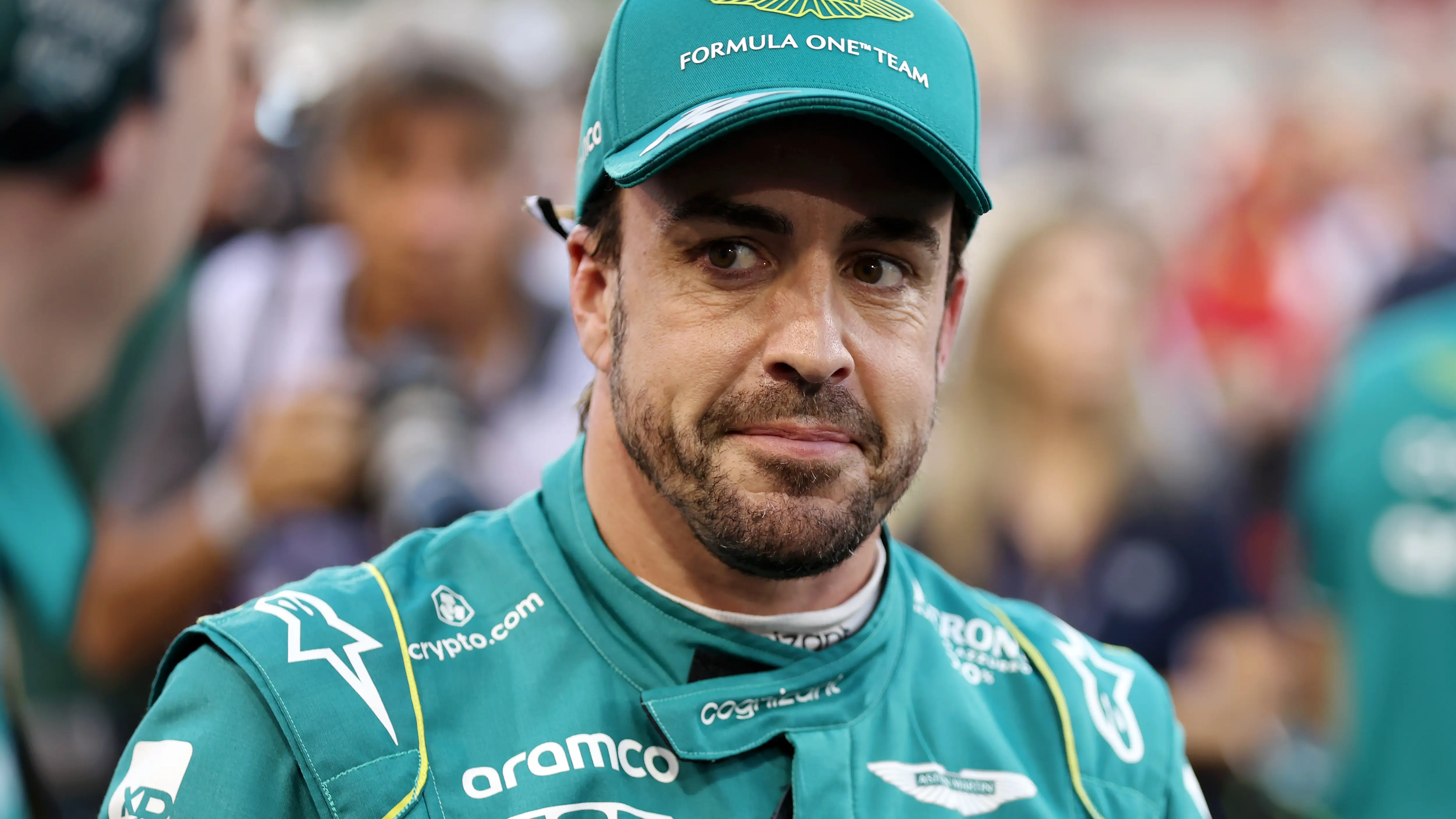 Fernando Alonso, concentrado en Bahréin Fernando Alonso, concentrado en Bahréin