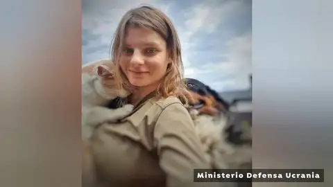 El 'ángel de las tropas ucranianas' El 'ángel de las tropas ucranianas'