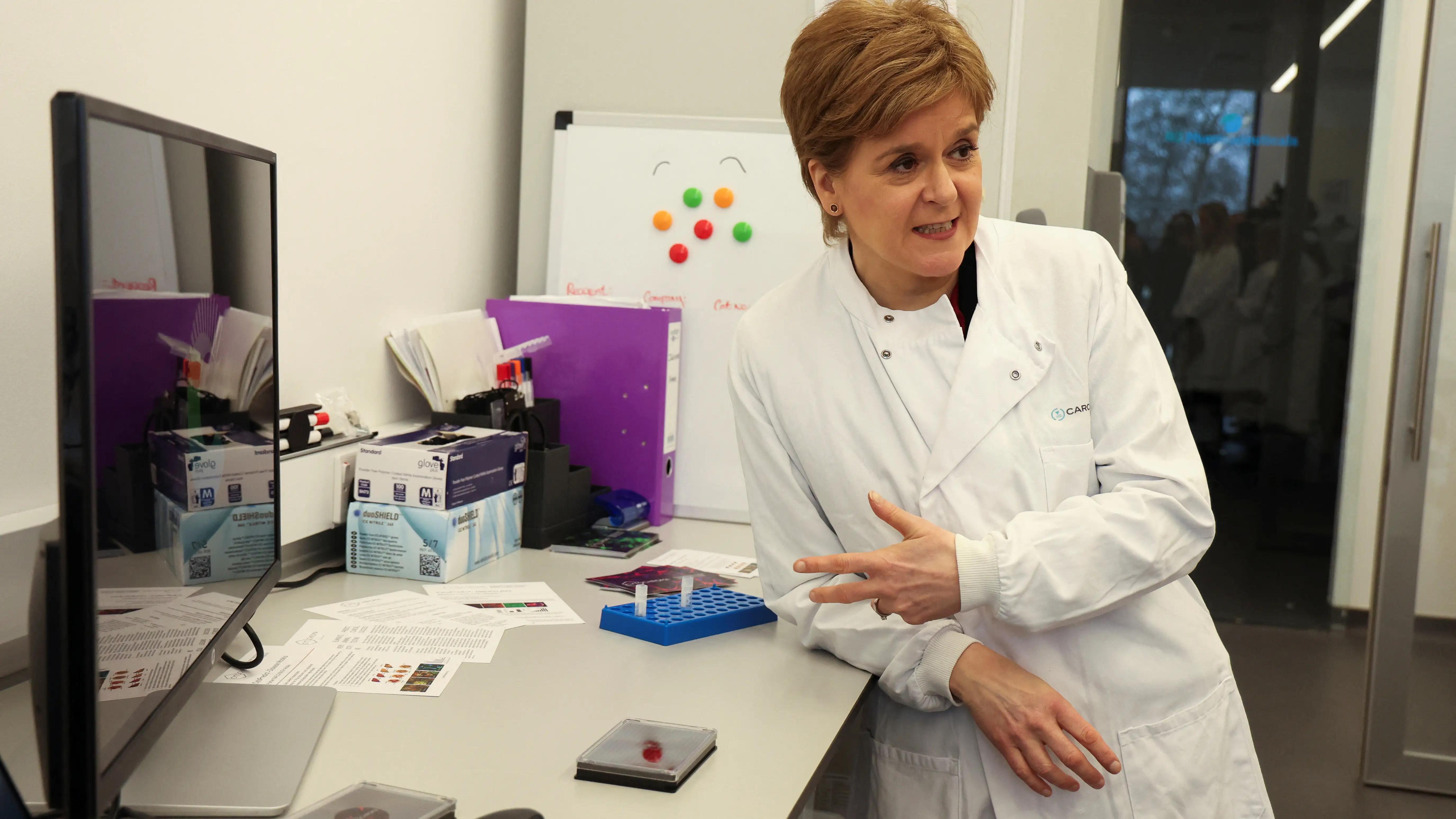 Ministra principal de Escocia, Nicola Sturgeon Ministra principal de Escocia, Nicola Sturgeon