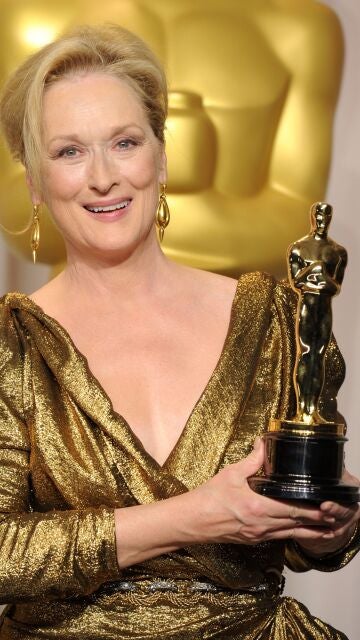 Meryl Streep se lleva el Oscar a Mejor Actriz en 2011 por 'La dama de hierro'