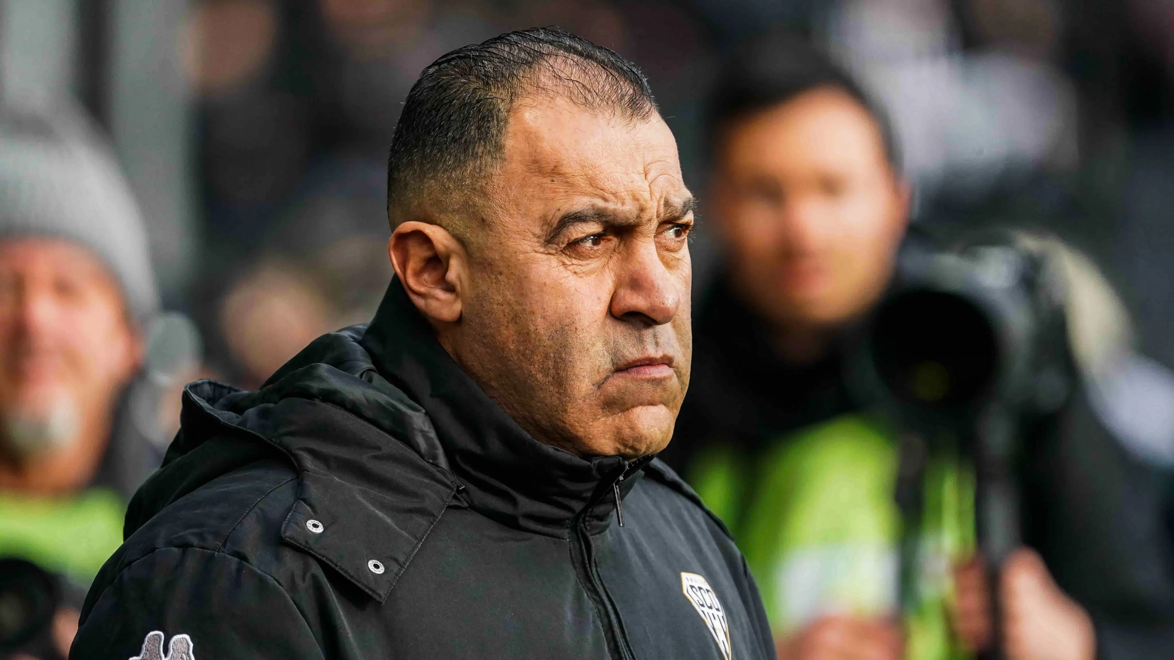 Abdel Bouhazama, en un partido del Angers Abdel Bouhazama, en un partido del Angers