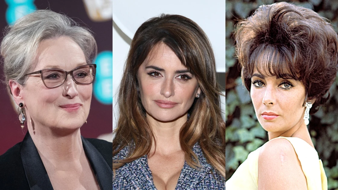 Meryl Streep, Pen&eacute;lope Cruz y Elizabeth Taylor