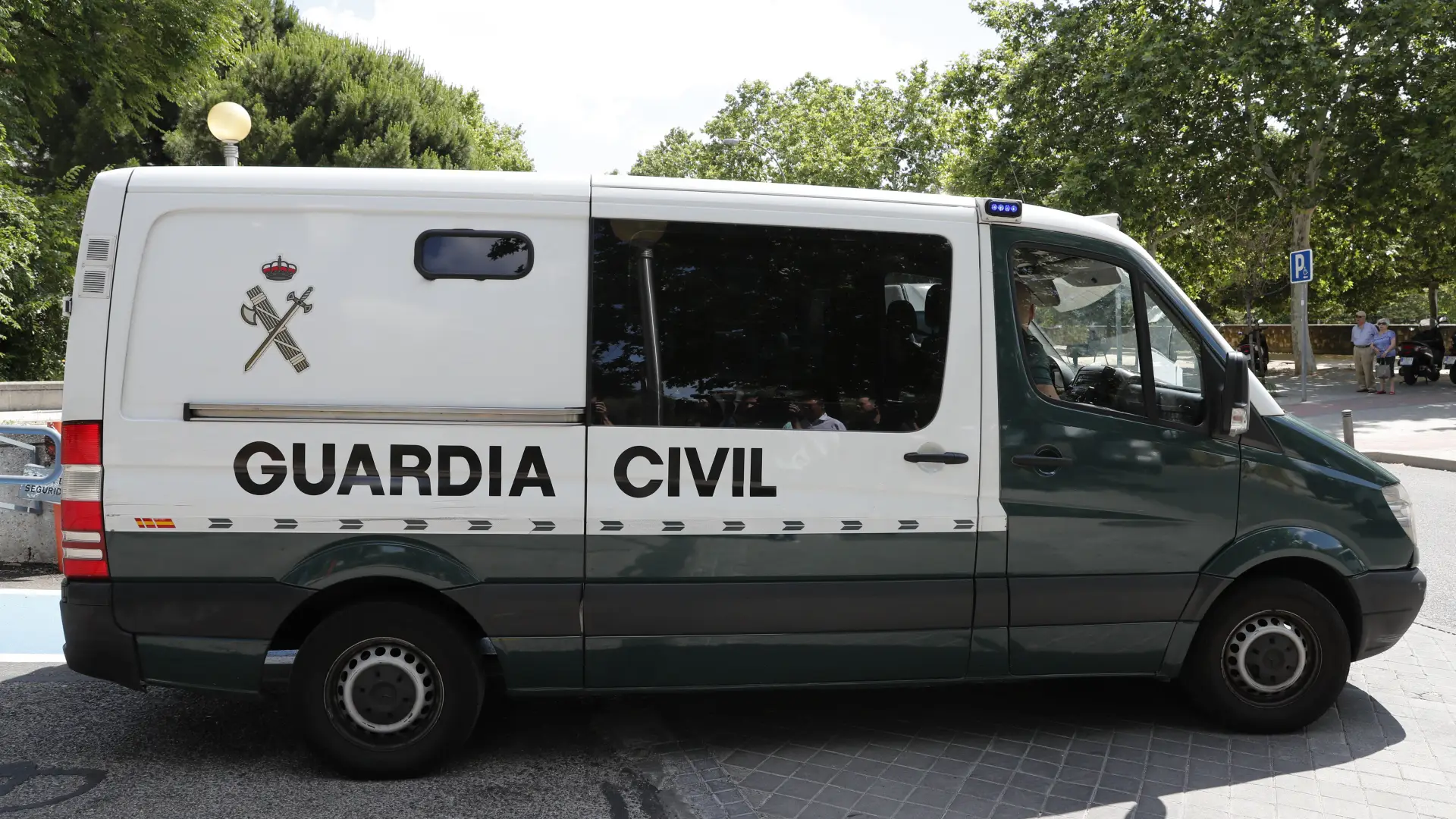 Imagen de archivo de un furgón de la Guardia Civil Imagen de archivo de un furgón de la Guardia Civil