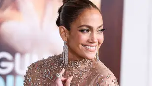Jennifer Lopez en una premiere en Los Angeles