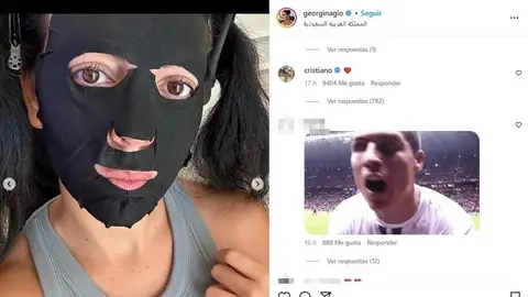 Georgina Rodríguez preparándose Georgina Rodríguez preparándose