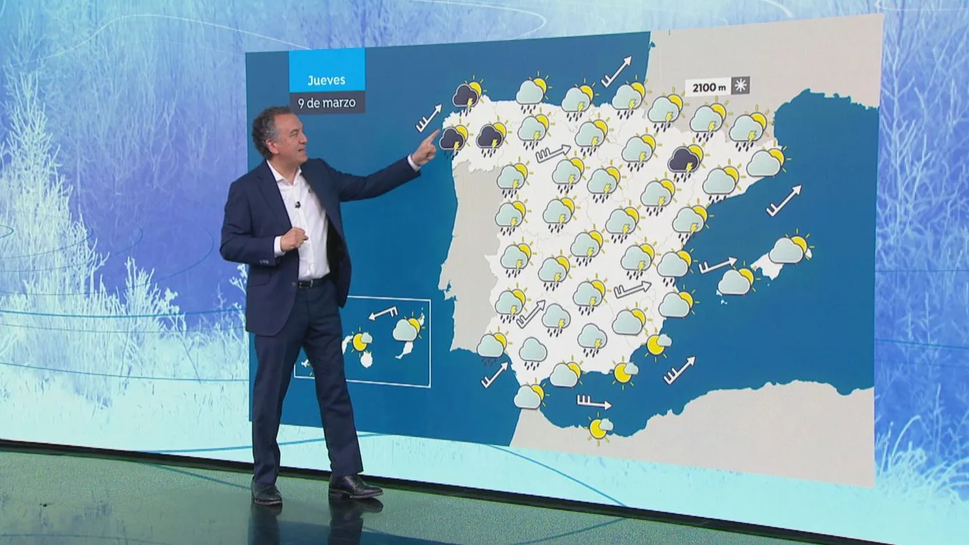 La previsión del tiempo de Roberto Brasero La previsión del tiempo de Roberto Brasero