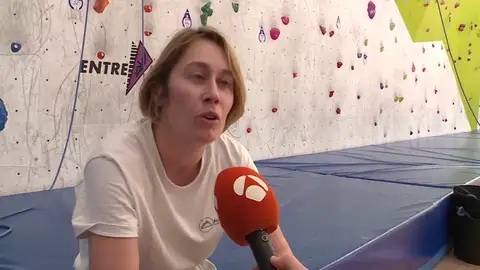 La escaladora Beatriz Gándara La escaladora Beatriz Gándara