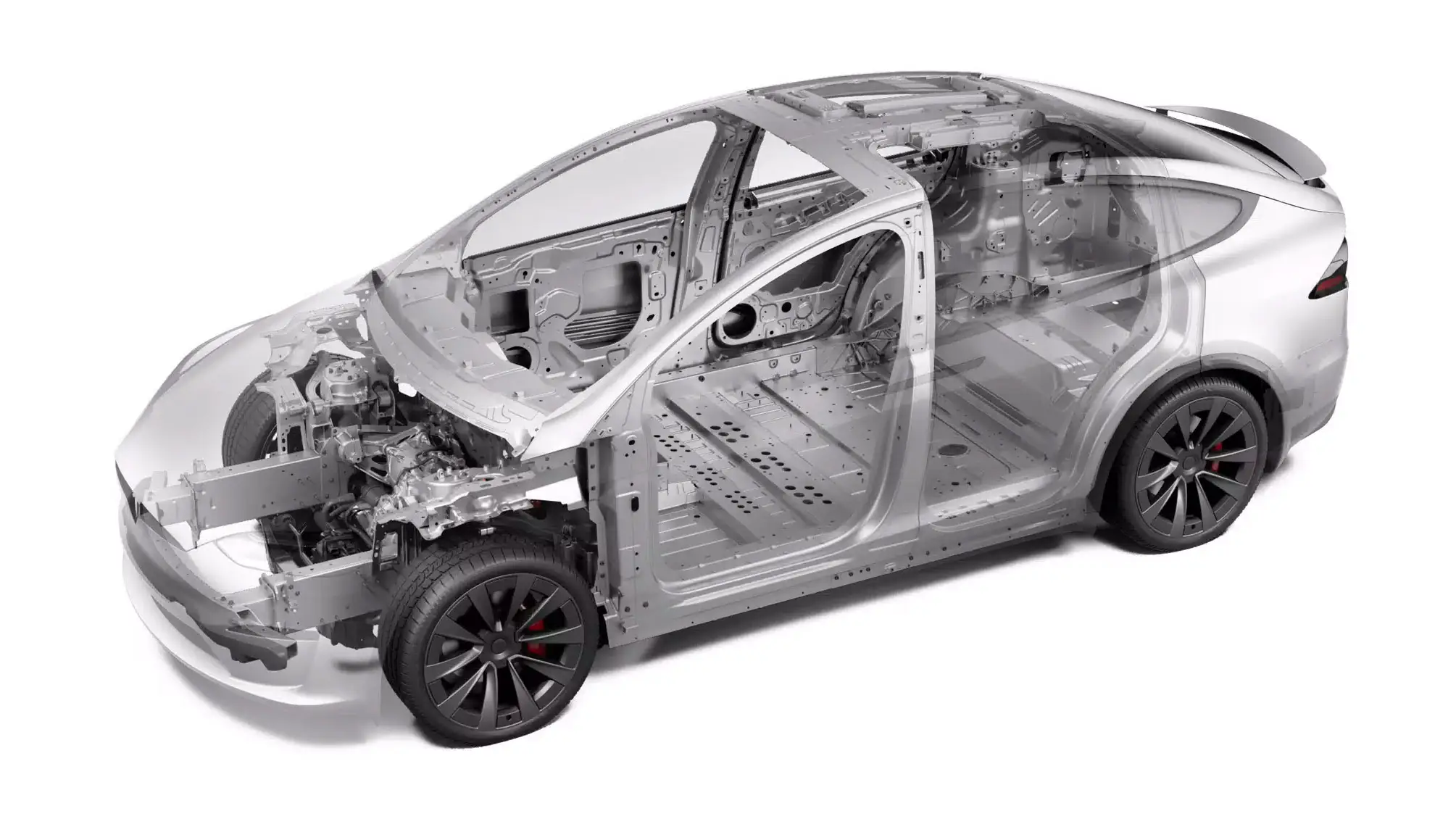 Estructura del Tesla Model X Estructura del Tesla Model X