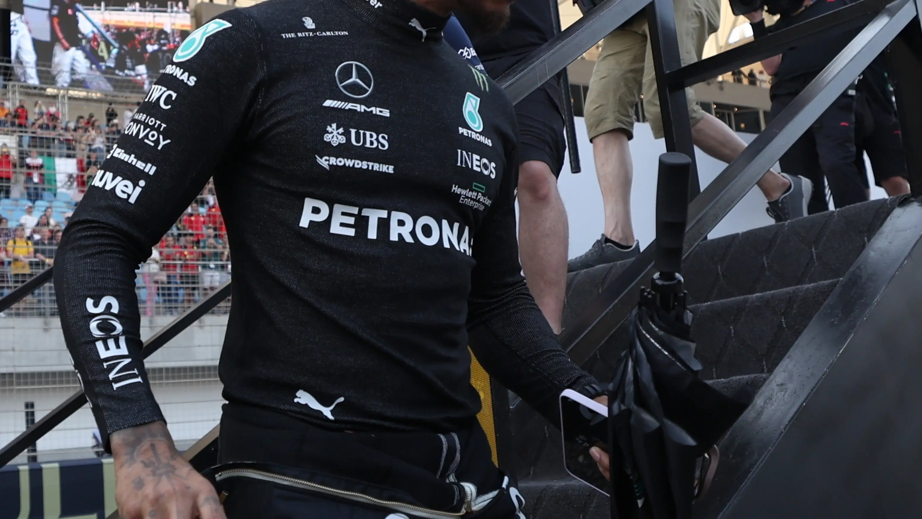 Lewis Hamilton, en el GP de Bahréin Lewis Hamilton, en el GP de Bahréin