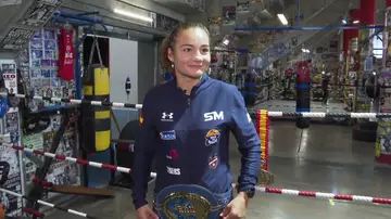 Sheila Martínez, campeona de Europa de peso pluma