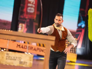 Jorge Blanco saca el látigo convertido en un vaquero en ‘El Desafío’ Jorge Blanco saca el látigo convertido en un vaquero en ‘El Desafío’