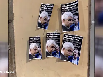 ERC denuncia de acción de violencia política los carteles contra el hermano de Ernest Maragall y su enfermedad ERC denuncia de acción de violencia política los carteles contra el hermano de Ernest Maragall y su enfermedad