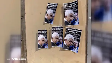 ERC denuncia de acción de violencia política los carteles contra el hermano de Ernest Maragall y su enfermedad ERC denuncia de acción de violencia política los carteles contra el hermano de Ernest Maragall y su enfermedad