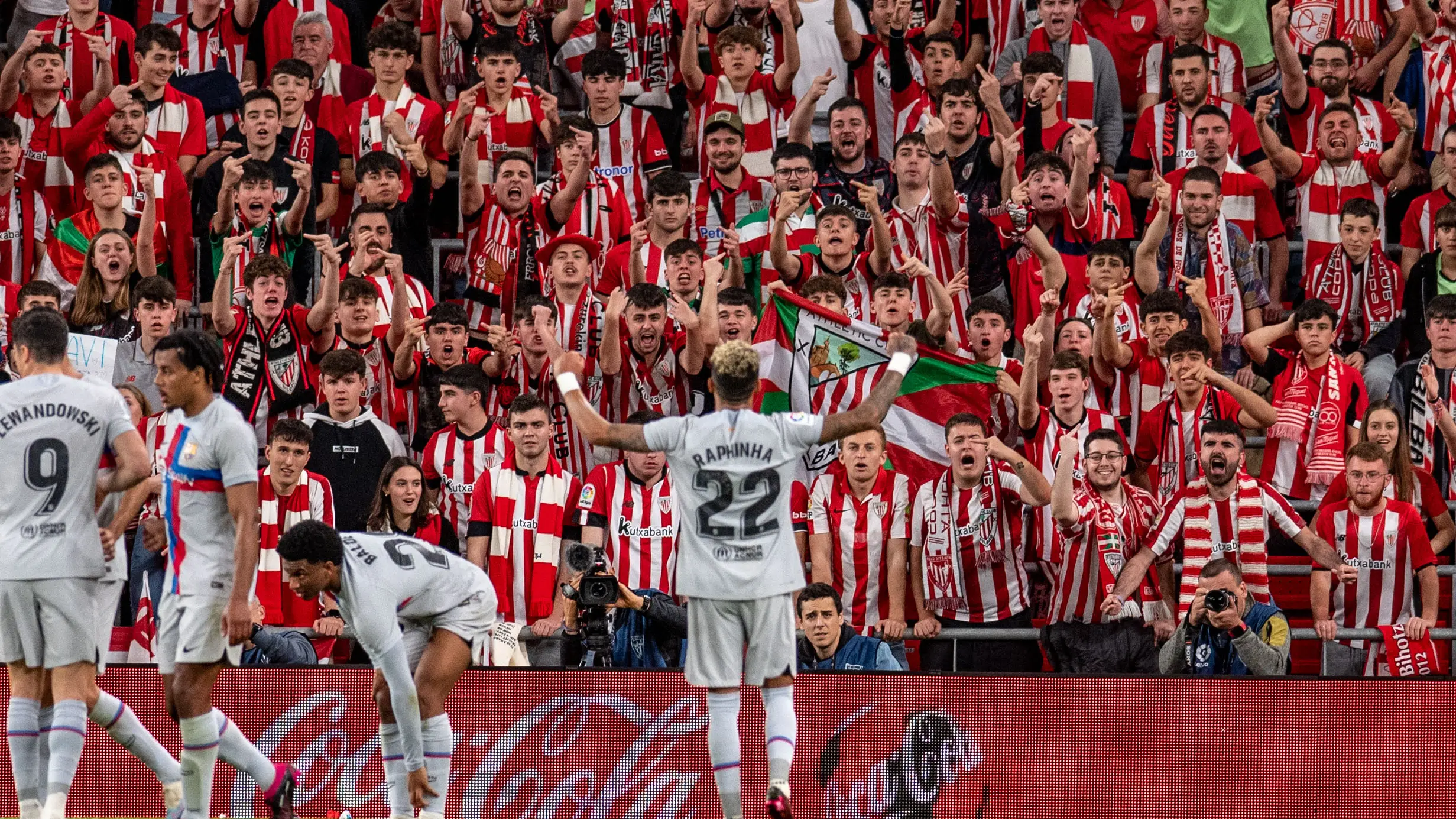 Raphinha celebra su gol ante el Athletic de Bilbao (0-1) Raphinha celebra su gol ante el Athletic de Bilbao (0-1)