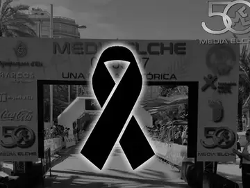 Fotografía de la cuenta de Instagram 'Media Maratón Elche' tras el fallecimiento del joven Fotografía de la cuenta de Instagram 'Media Maratón Elche' tras el fallecimiento del joven