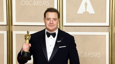 Brendan Fraser, muy emocionado, gana el Oscar a Mejor Actor por 'The Whale': 