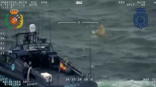 Narcosubmarino encontrado en la r&iacute;a de Arousa