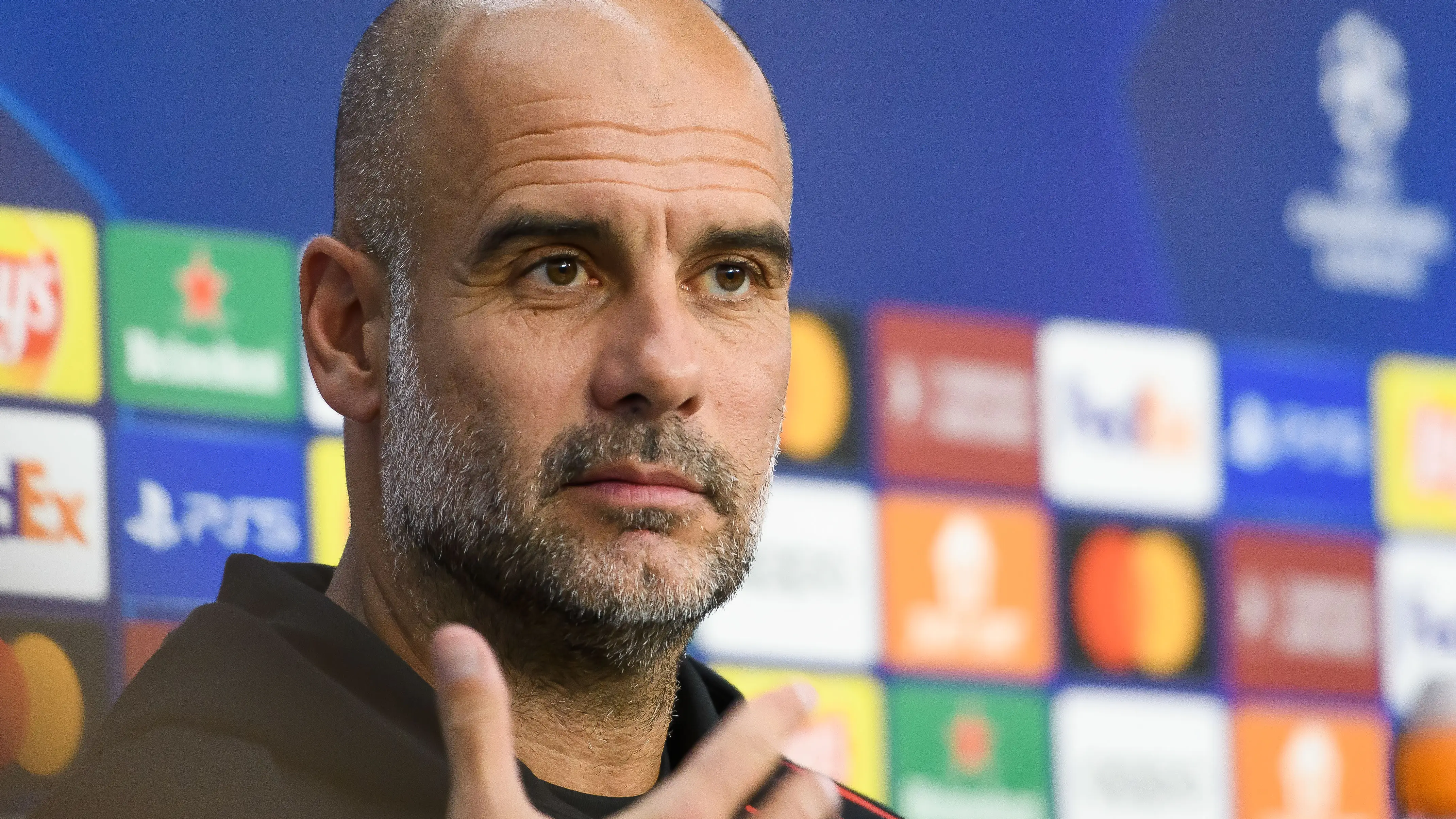 Pep Guardiola, en rueda de prensa Pep Guardiola, en rueda de prensa