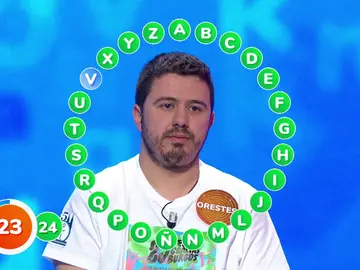 ¿Orestes es el ganador del bote? Máxima tensión con 24 aciertos en ‘El Rosco’ ¿Orestes es el ganador del bote? Máxima tensión con 24 aciertos en ‘El Rosco’