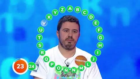 ¿Orestes es el ganador del bote? Máxima tensión con 24 aciertos en ‘El Rosco’ ¿Orestes es el ganador del bote? Máxima tensión con 24 aciertos en ‘El Rosco’
