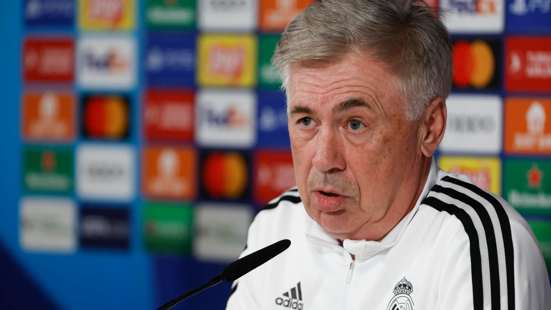 Ancelotti, en rueda de prensa antes del partido contra el Liverpool Ancelotti, en rueda de prensa antes del partido contra el Liverpool